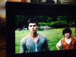I'm also watching The Maze Runner on the iPad.
