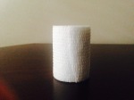 A used roll of tender tape.